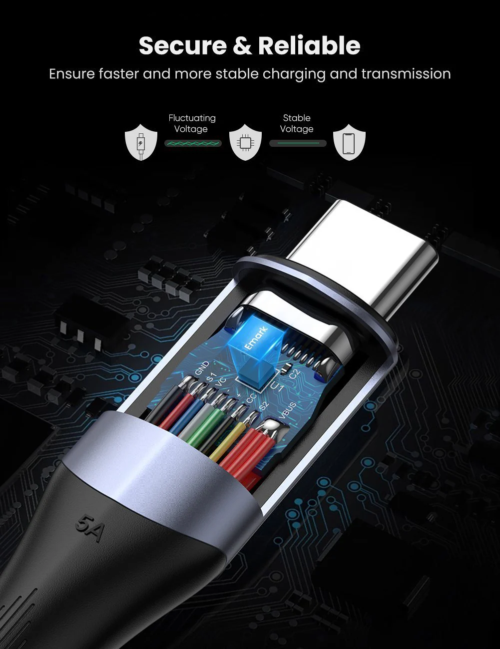UGREEN 100W PD USB-C To USB-C Cable - Image 5