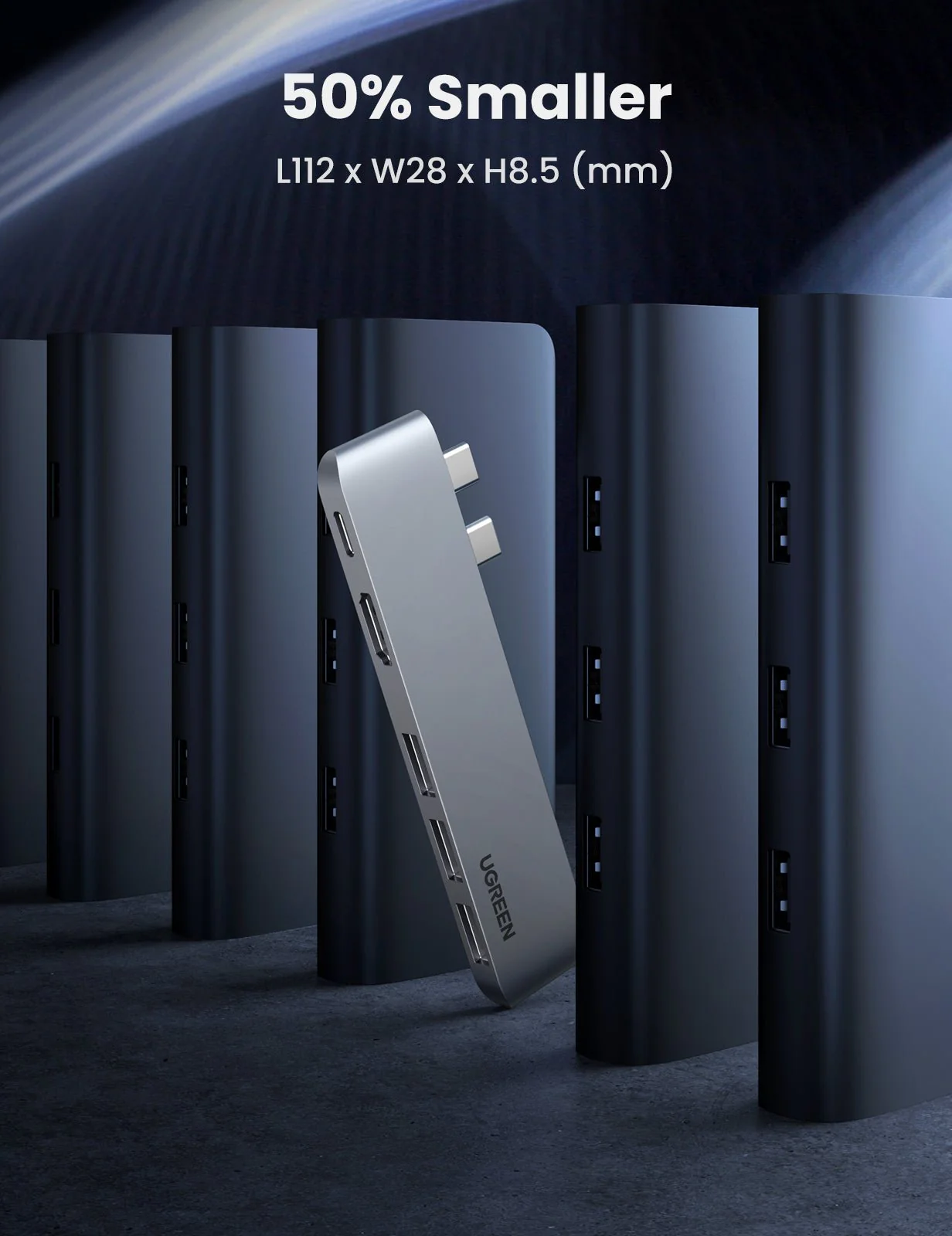 UGREEN 5-in-2 USB-C Hub for MacBook Pro/Air - Image 7