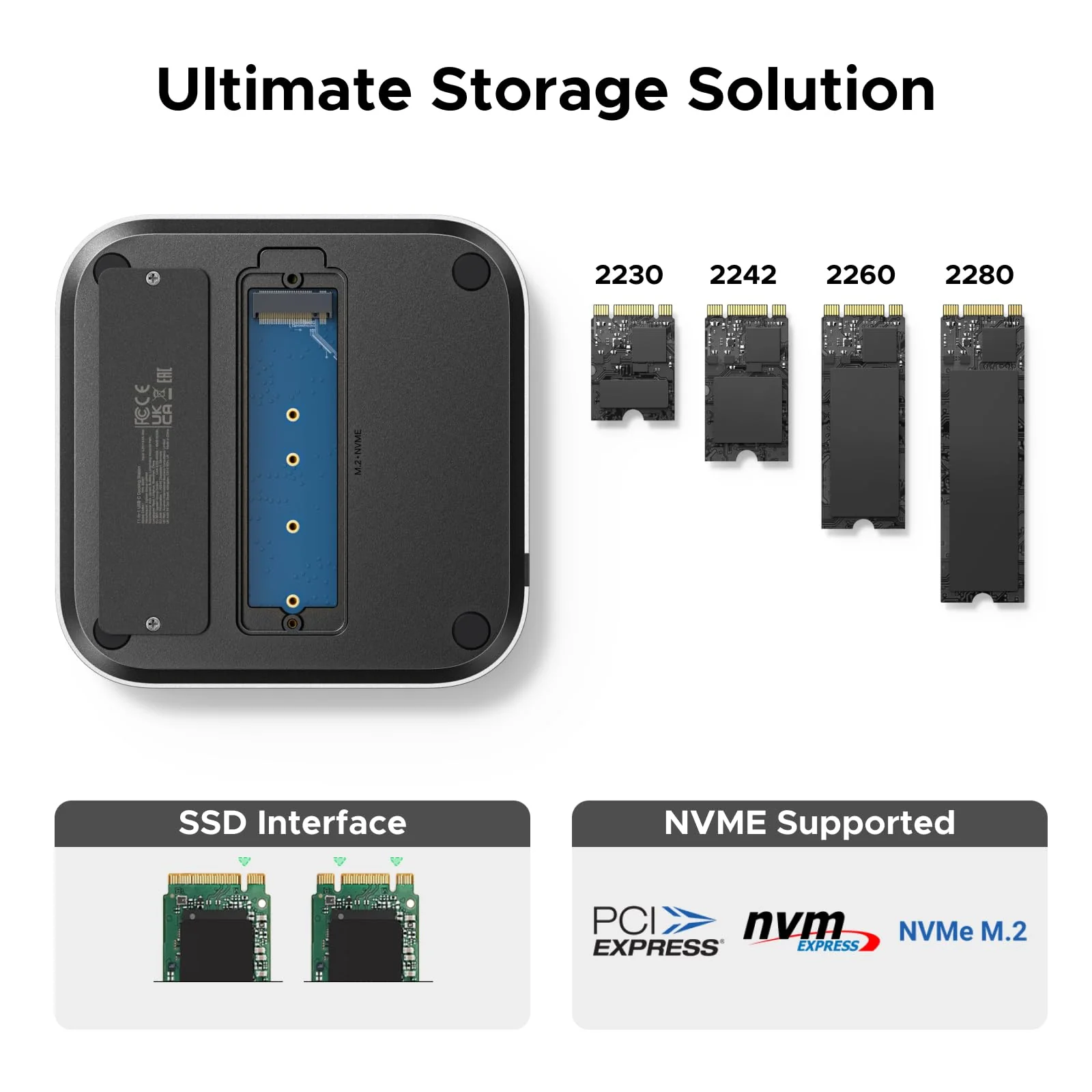 UGREEN Mac Mini M4 Dock with NVMe SSD Enclosure - Image 4