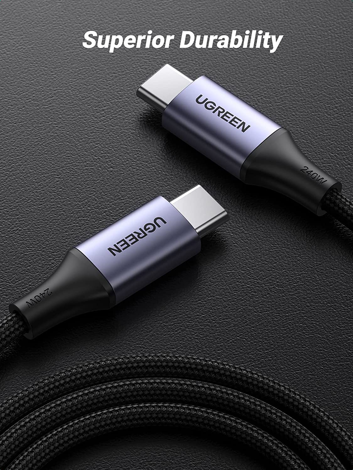 UGREEN 240W PD3.1 USB-C to USB-C Cable - Image 7