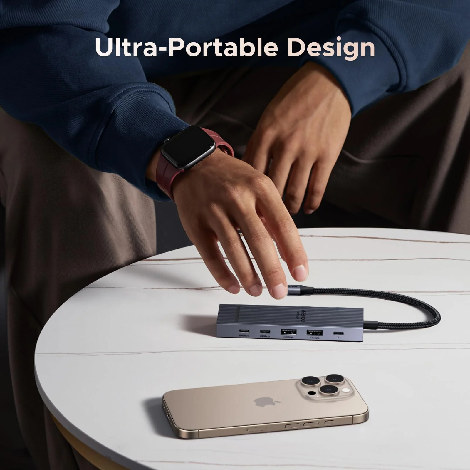 UGREEN 6 in 1 USB C Hub 10gbs - Image 6