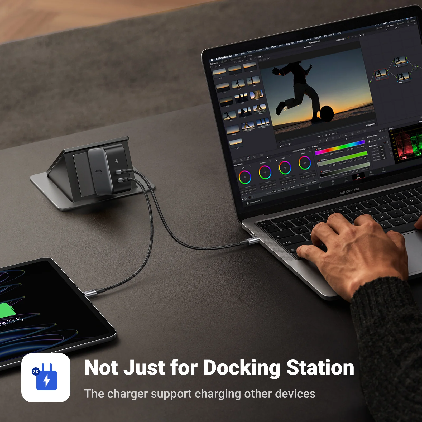 UGREEN 9-in-1 4k HDMI Fast Charge Universal Docking Station - Image 5