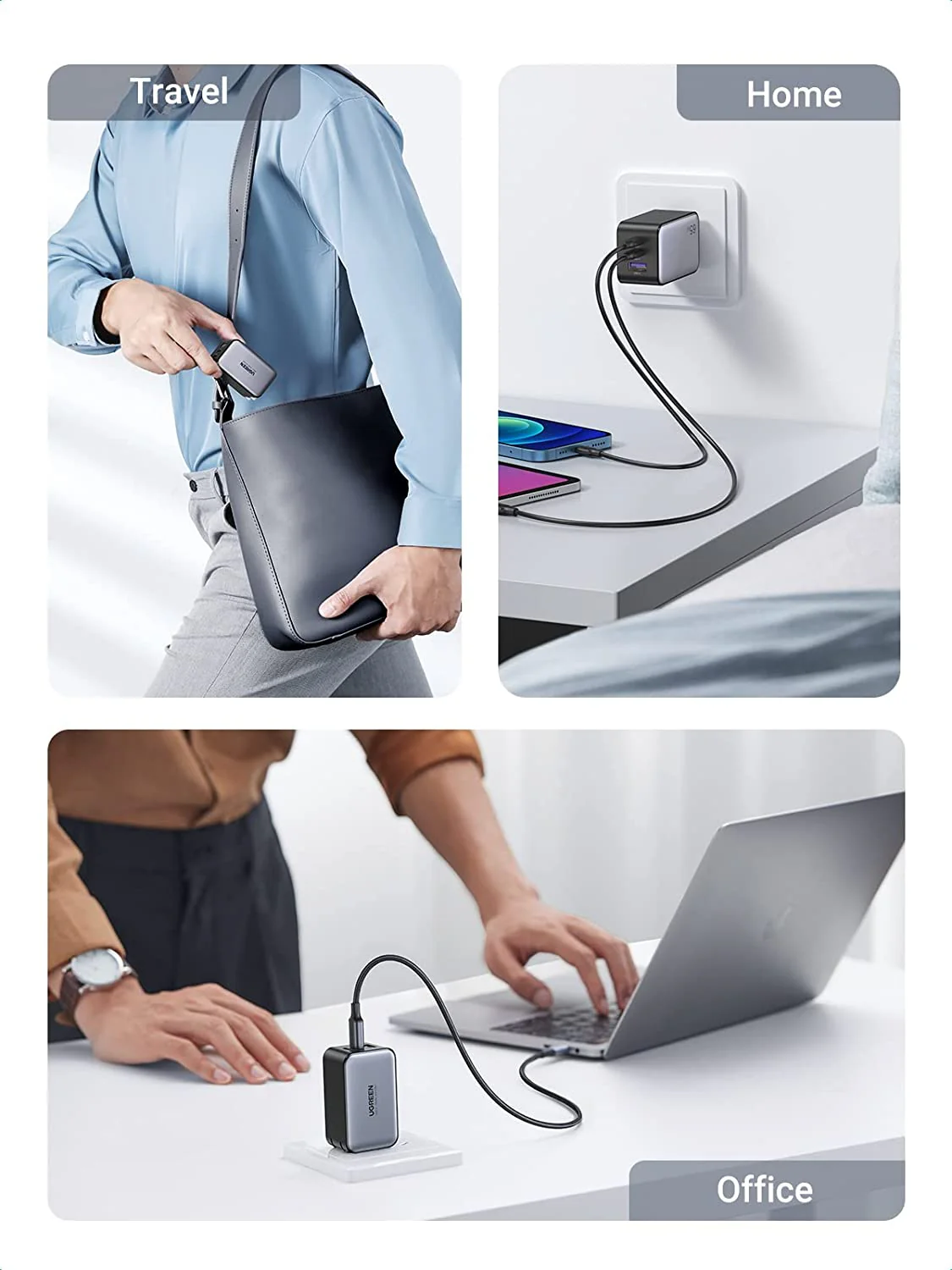 UGREEN Nexode 65W 3-Port GaN Charger Bundle - Image 8