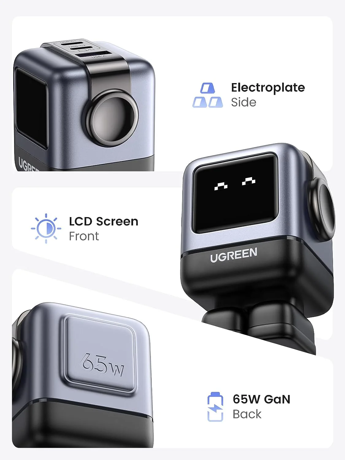 UGREEN Nexode RG 65W USB-C GaN Charger - Image 6