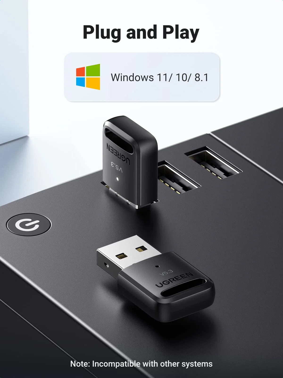 UGREEN USB Bluetooth 5.3 Adapter for PC - Image 7