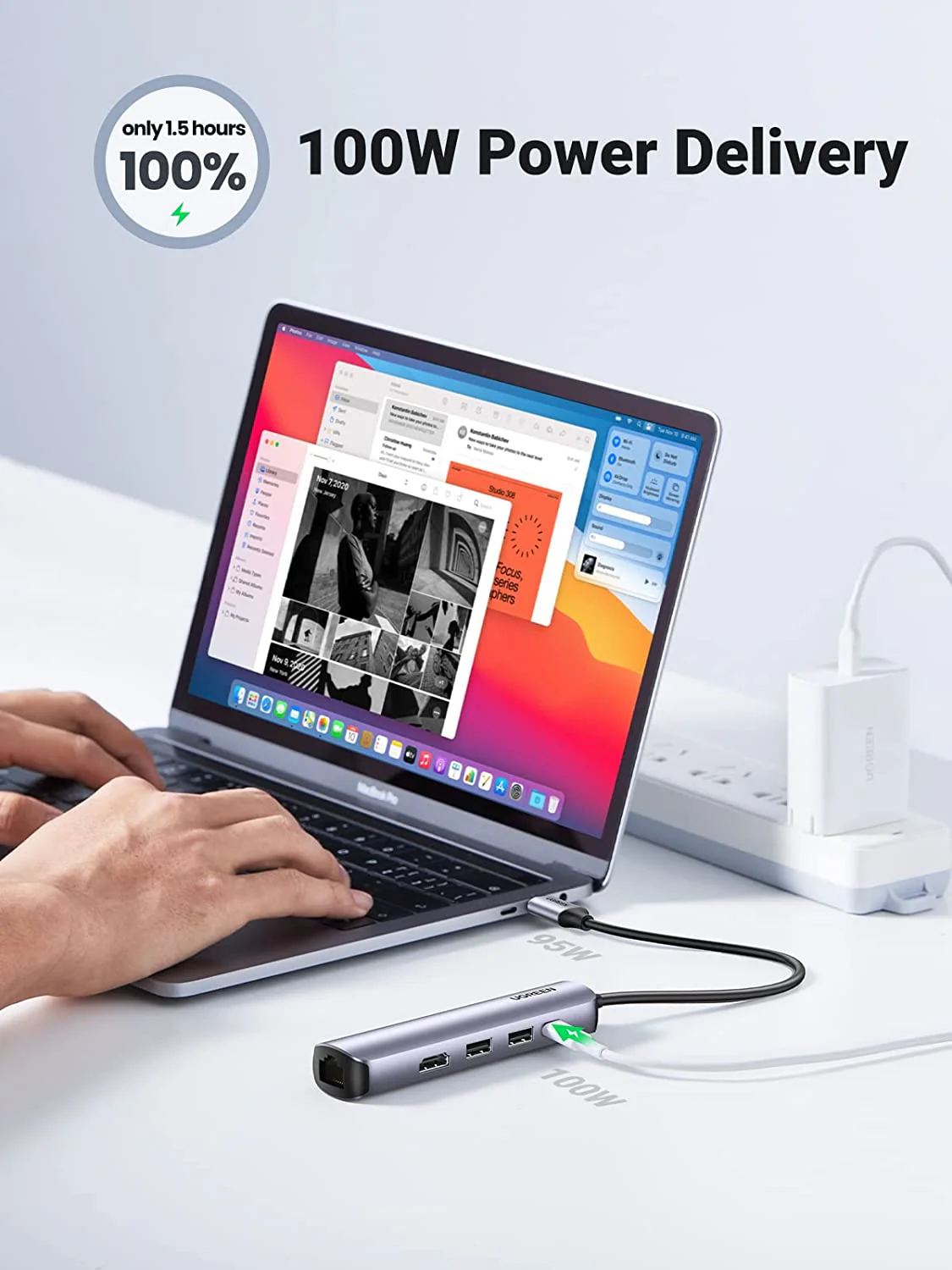 UGREEN 5-in-1 4K HDMI USB-C Hub - Image 4